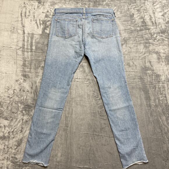 Rag &‎ Bone Distressed Skinny Jeans Women’s Size 29 Light Blue Denim - Picture 2 of 11